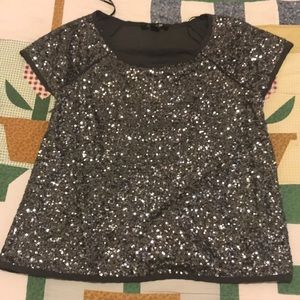 Forever 21-Sparkle Gray Blouse :)